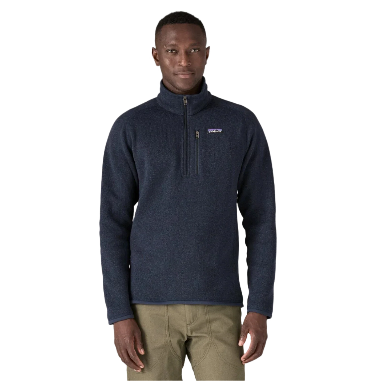 Patagonia 01. MENS APPAREL - MENS HOODIES|SWEATERS - MENS PO Q ZIP Men's Better Sweater 1/4 Zip Fleece NEW NAVY