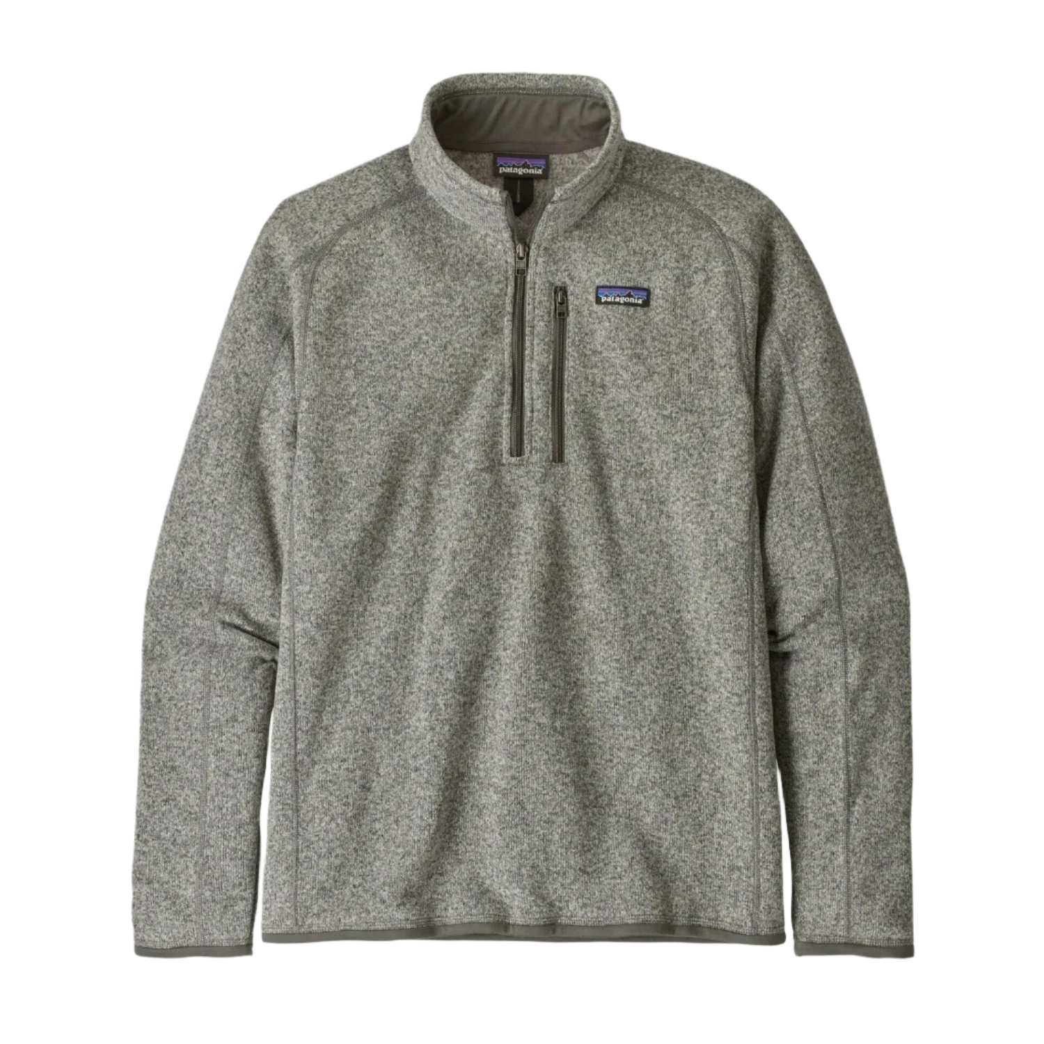 Patagonia 01. MENS APPAREL - MENS HOODIES|SWEATERS - MENS PO Q ZIP Men's Better Sweater 1/4 Zip Fleece STONEWASH