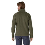 Patagonia 01. MENS APPAREL - MENS HOODIES|SWEATERS - MENS PO Q ZIP Men's Better Sweater 1/4 Zip Fleece INDUSTRIAL GREEN