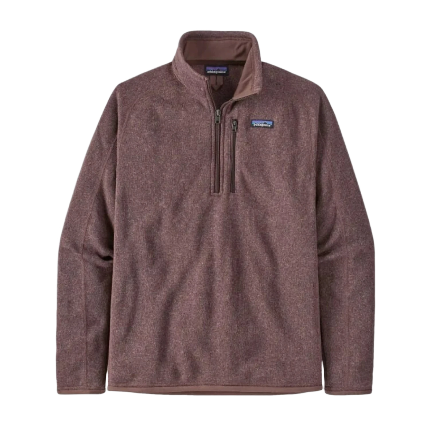 Patagonia 01. MENS APPAREL - MENS HOODIES|SWEATERS - MENS PO Q ZIP Men's Better Sweater 1/4 Zip Fleece DUSKY BROWN