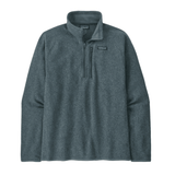 Patagonia 01. MENS APPAREL - MENS HOODIES|SWEATERS - MENS PO Q ZIP Men's Better Sweater 1/4 Zip Fleece NUVG NOUVEAU GREEN