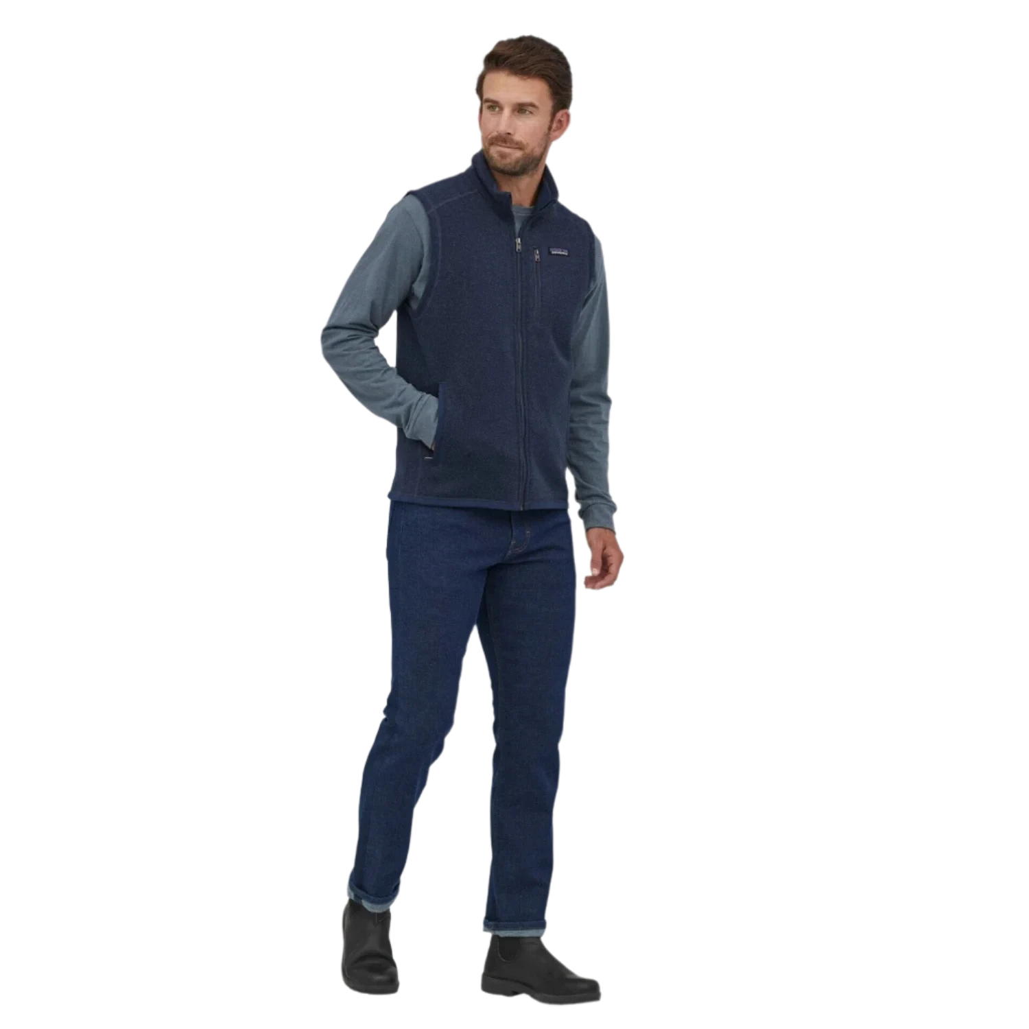 Patagonia 01. MENS APPAREL - MENS VEST - MENS VEST FLEECE Men's Better Sweater Fleece Vest NENA NEW NAVY