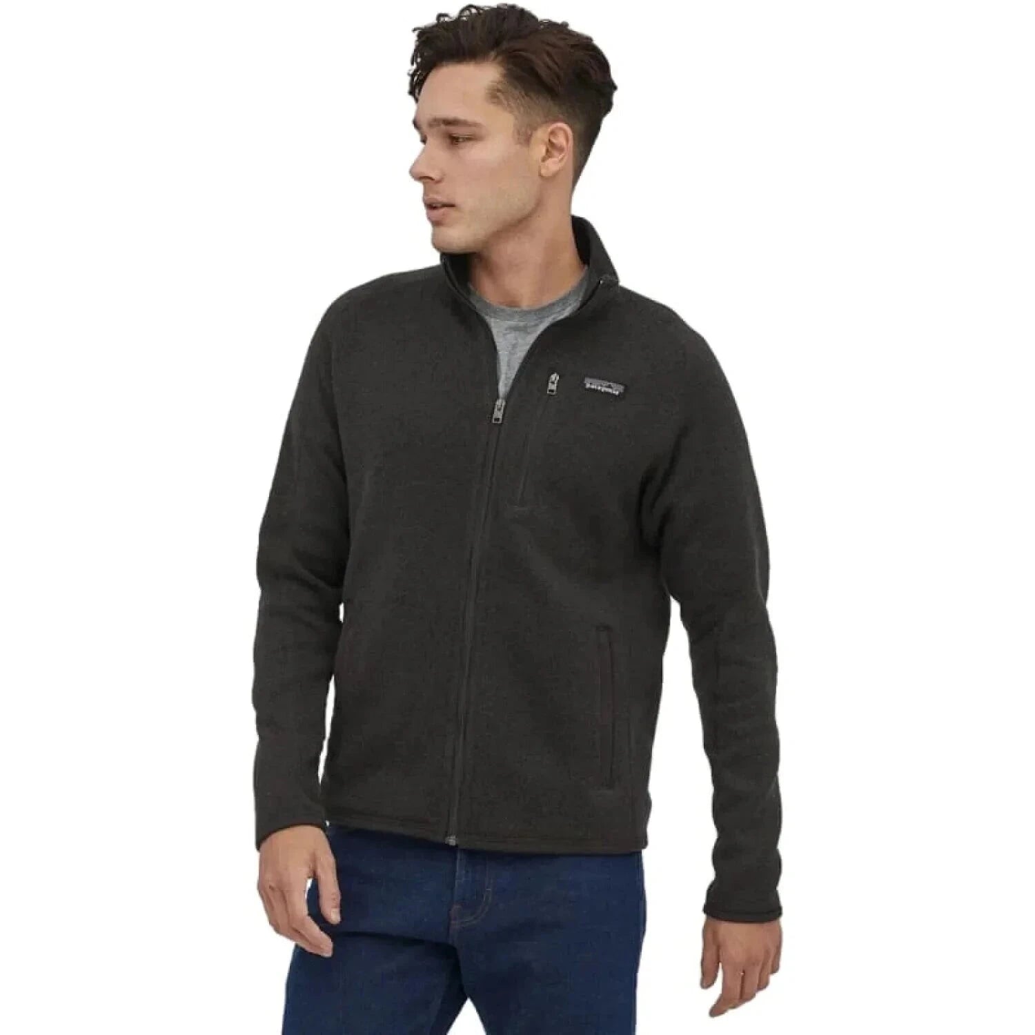 Patagonia 01. MENS APPAREL - MENS JACKETS - MENS JACKETS FLEECE Men's Better Sweater Jacket BLACK