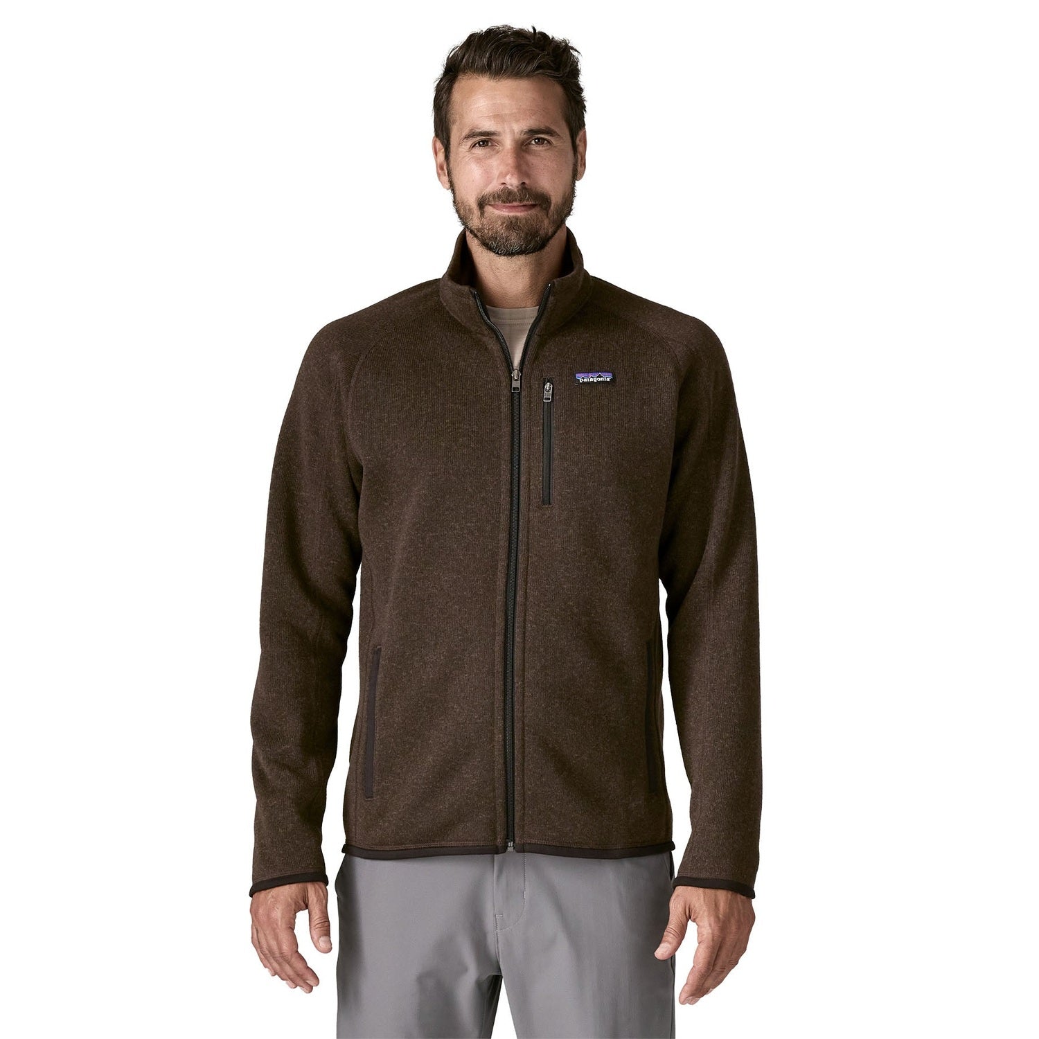 Patagonia 01. MENS APPAREL - MENS JACKETS - MENS JACKETS FLEECE Men's Better Sweater Jacket OTBR OTTER BROWN