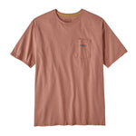 Patagonia 01. MENS APPAREL - MENS T-SHIRTS - MENS T-SHIRT SS Men's Boardshort Logo Pocket Responsibili-Tee SINY SIENNA CLAY