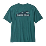 Patagonia 01. MENS APPAREL - MENS T-SHIRTS - MENS T-SHIRT SS Men's Boardshort Logo Pocket Responsibili-Tee WLDB WETLAND BLUE