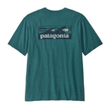 Patagonia 01. MENS APPAREL - MENS T-SHIRTS - MENS T-SHIRT SS Men's Boardshort Logo Pocket Responsibili-Tee WLDB WETLAND BLUE