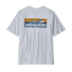 Patagonia 01. MENS APPAREL - MENS T-SHIRTS - MENS T-SHIRT SS Men's Boardshort Logo Pocket Responsibili-Tee WHI WHITE