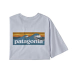 Patagonia 01. MENS APPAREL - MENS T-SHIRTS - MENS T-SHIRT SS Men's Boardshort Logo Pocket Responsibili-Tee WHI WHITE