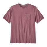 Patagonia 01. MENS APPAREL - MENS T-SHIRTS - MENS T-SHIRT SS Men's Boardshort Logo Pocket Responsibili-Tee SINY SIENNA CLAY