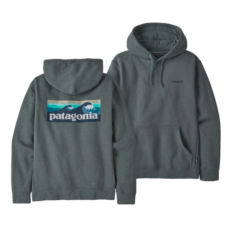 Patagonia 05. M. SPORTSWEAR - M. SWEATER Men's Boardshort Logo Uprisal Hoody NUVG NOUVEAU GREEN