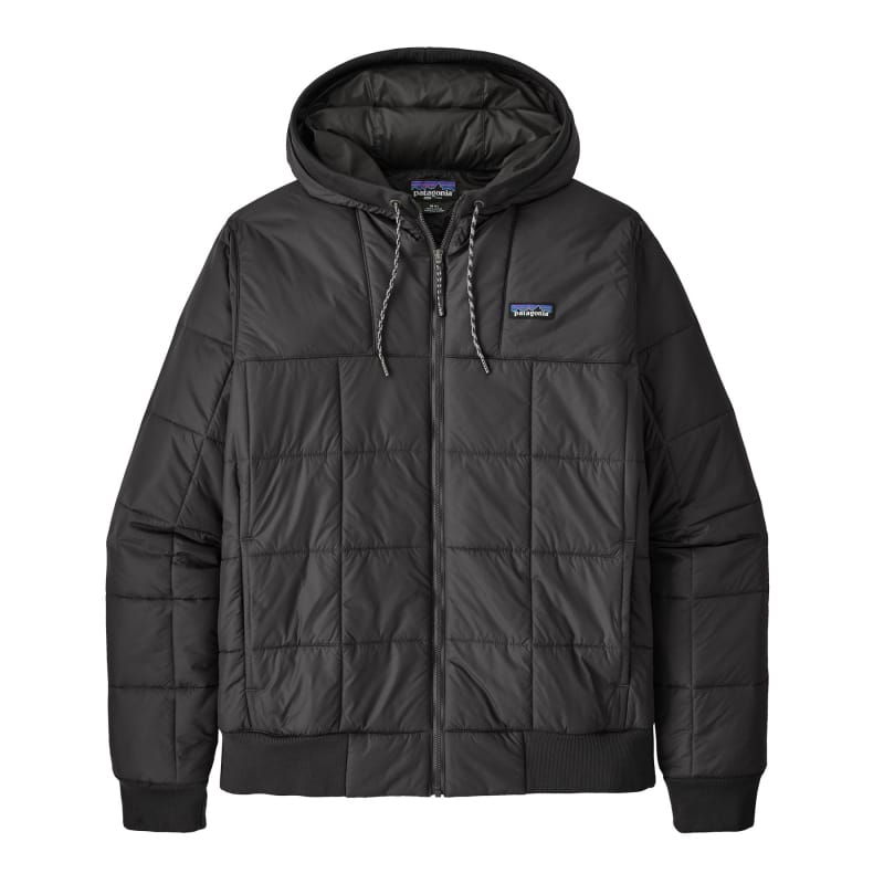 Patagonia 02. M. INSULATION_FLEECE - M. INSULATED JACKETS Men's Box Quilted Hoody BLK BLACK