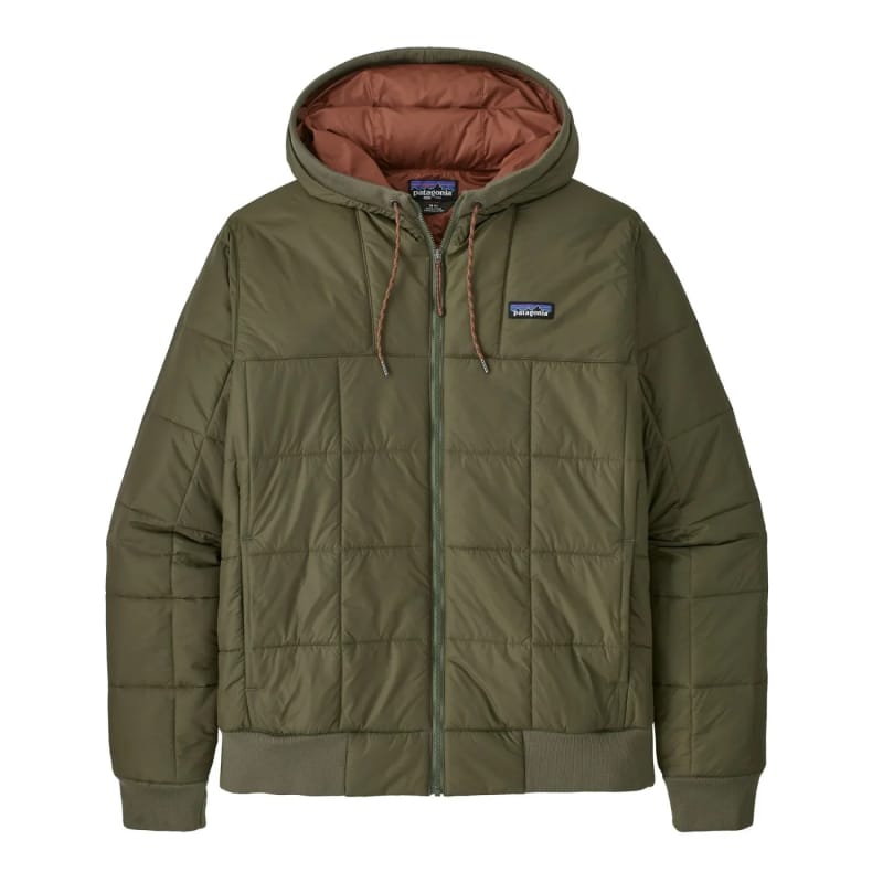Patagonia 02. M. INSULATION_FLEECE - M. INSULATED JACKETS Men's Box Quilted Hoody BSNG BASIN GREEN