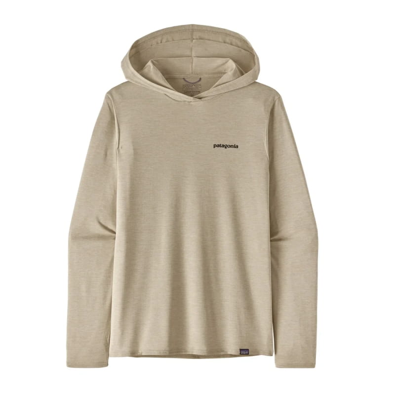 Patagonia Men's Capilene Cool Daily Graphic Hoody Fitz Roy Trout: Pumice X-Dye / M