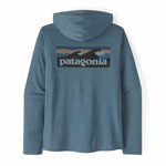 Patagonia 01. MENS APPAREL - MENS LS SHIRTS - MENS LS HOODY Men's Capilene® Cool Daily Graphic Hoody BLUX BOARDSHORT LOGO|UTILITY BLUE X-DYE