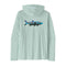 Patagonia 01. MENS APPAREL - MENS LS SHIRTS - MENS LS HOODY Men's Capilene® Cool Daily Graphic Hoody FTWX FITZ ROY TARPON|WISPY GREEN X-DYE