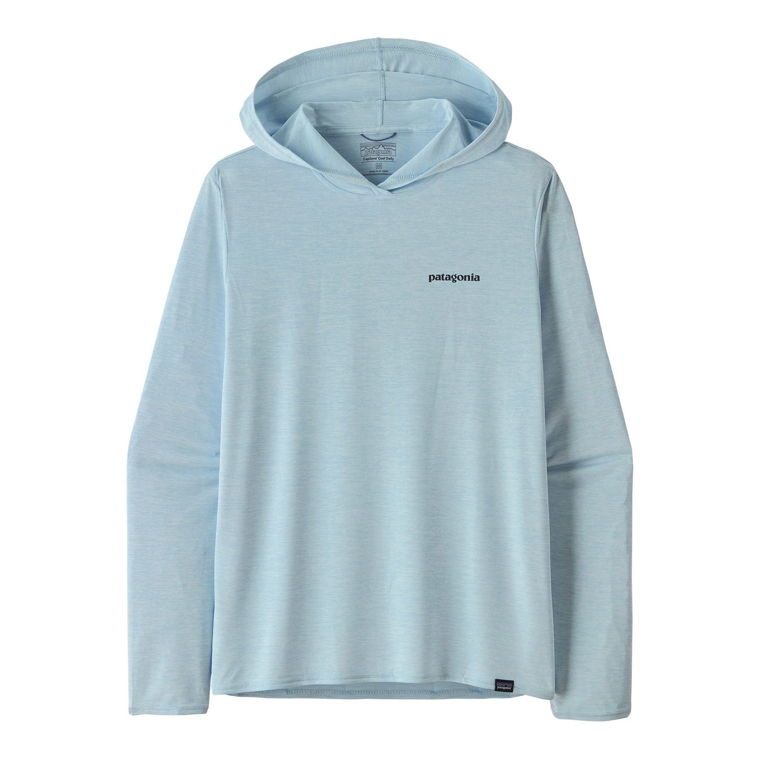 Patagonia 01. MENS APPAREL - MENS LS SHIRTS - MENS LS HOODY Men's Capilene® Cool Daily Graphic Hoody FTFL FITZ ROY TROUT| FLECK BLUE