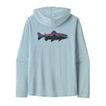 Patagonia 01. MENS APPAREL - MENS LS SHIRTS - MENS LS HOODY Men's Capilene® Cool Daily Graphic Hoody FTFL FITZ ROY TROUT| FLECK BLUE