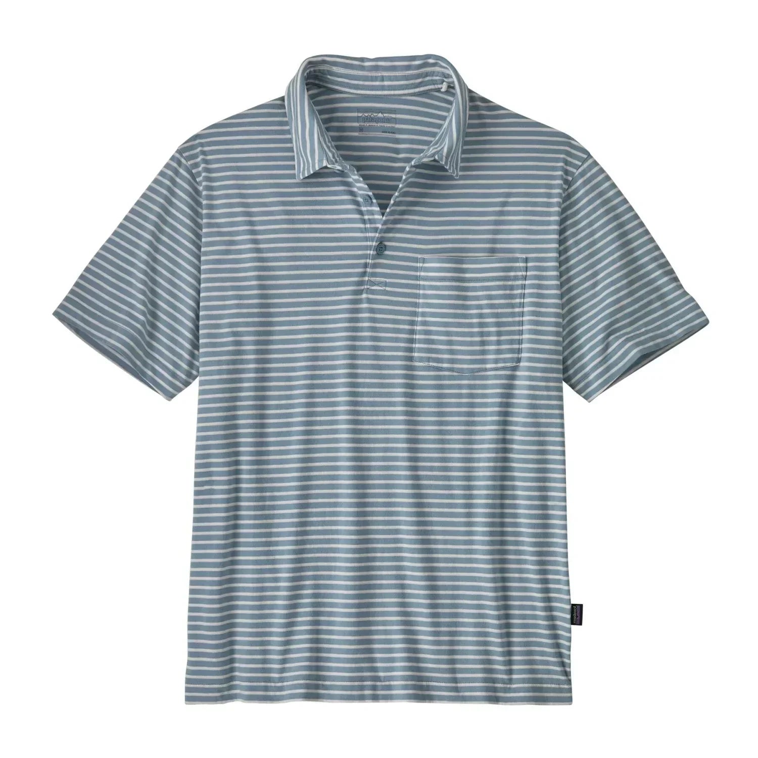 Patagonia 01. MENS APPAREL - MENS SS SHIRTS - MENS SS POLO Men's Daily Polo HILP HIGHLIGHT|LIGHT PLUME GREY