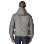 Patagonia 01. MENS APPAREL - MENS HOODIES|SWEATERS - MENS PO HOODY Men's Diamond Quilted Bomber Hoody FEGY FOREVER GREY