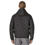 Patagonia 01. MENS APPAREL - MENS HOODIES|SWEATERS - MENS PO HOODY Men's Diamond Quilted Bomber Hoody BLK BLACK