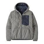Patagonia 01. MENS APPAREL - MENS HOODIES|SWEATERS - MENS PO HOODY Men's Diamond Quilted Bomber Hoody FEGY FOREVER GREY