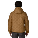 Patagonia 01. MENS APPAREL - MENS HOODIES|SWEATERS - MENS PO HOODY Men's Diamond Quilted Bomber Hoody DRBN DEER BROWN