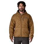 Patagonia 01. MENS APPAREL - MENS HOODIES|SWEATERS - MENS PO HOODY Men's Diamond Quilted Bomber Hoody DRBN DEER BROWN