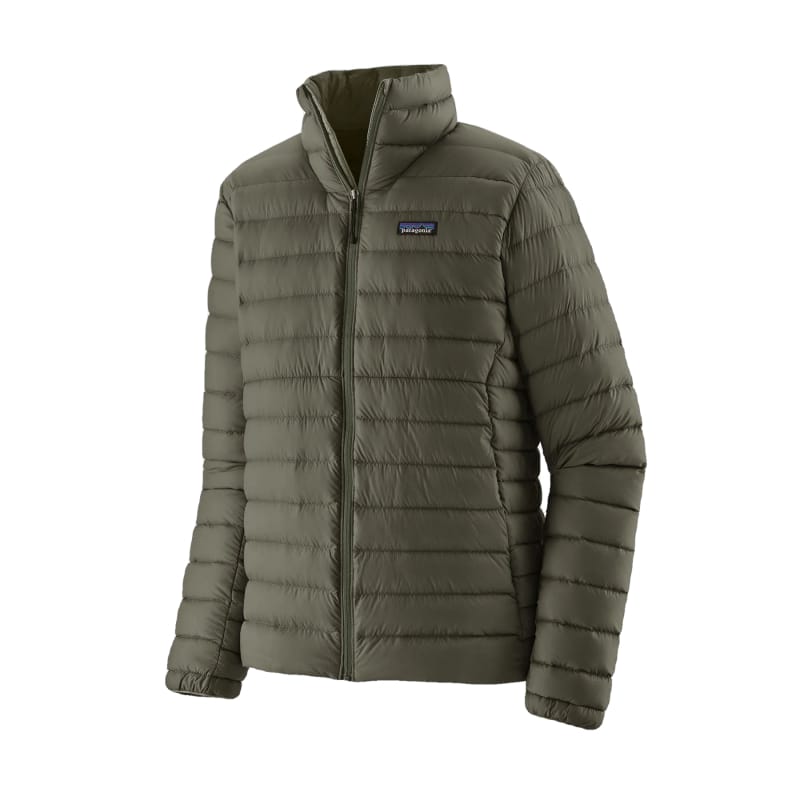 Patagonia 01. MENS APPAREL - MENS JACKETS - MENS JACKETS INSULATED Men's Down Sweater BSNG BASIN GREEN