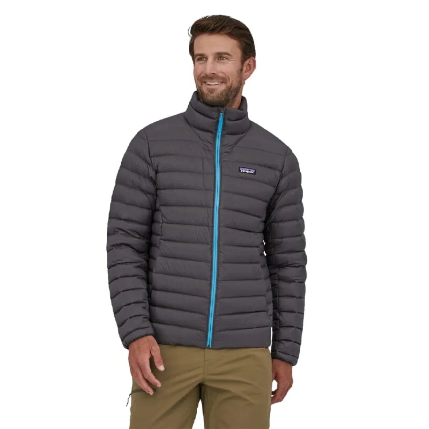 Patagonia 01. MENS APPAREL - MENS JACKETS - MENS JACKETS INSULATED Men's Down Sweater Jacket FGE FORGE GREY