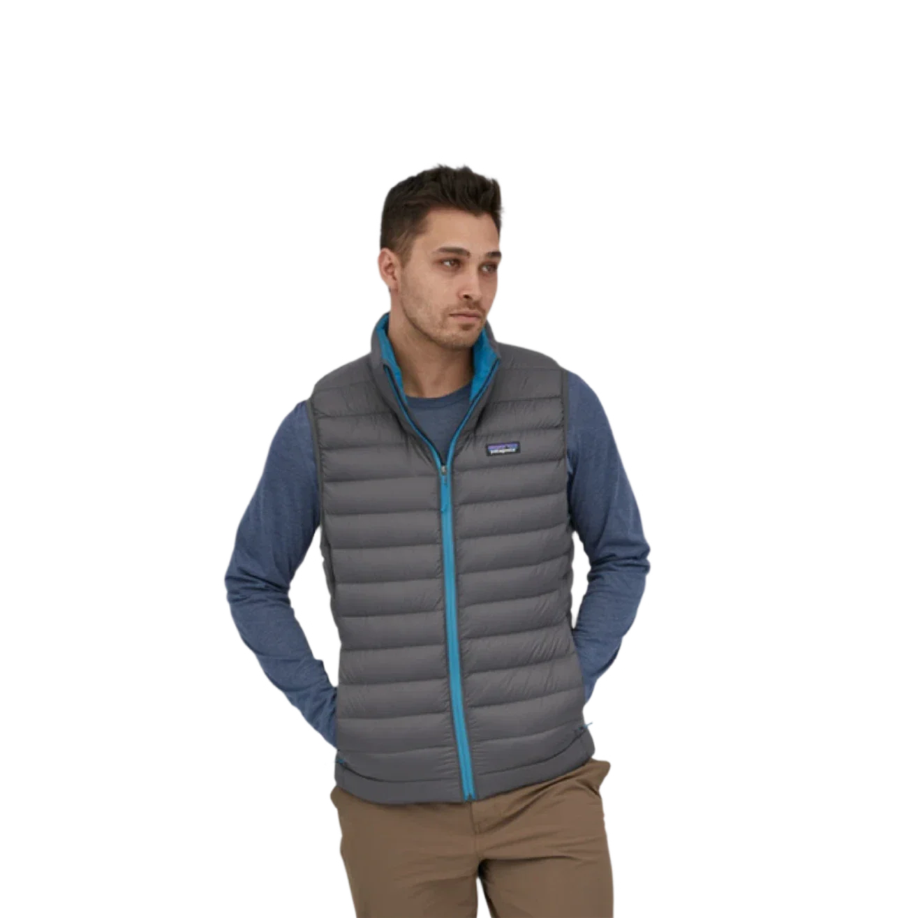 Patagonia 01. MENS APPAREL - MENS VEST - MENS VEST INSULATED Men's Down Sweater Vest FGE FORGE GREY