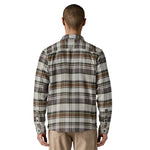 Patagonia 01. MENS APPAREL - MENS LS SHIRTS - MENS LS BUTTON UP Men's Fjord Flannel Shirt BZGY BLIZZARD| SALT GREY