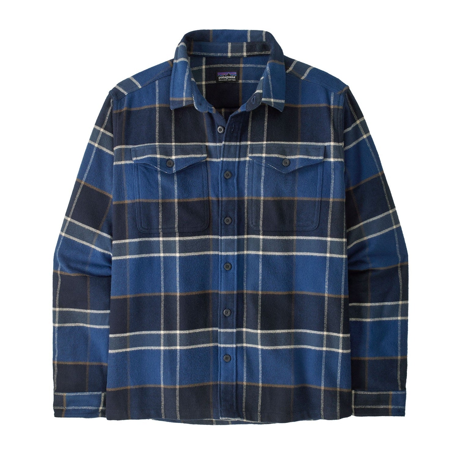 Patagonia 01. MENS APPAREL - MENS LS SHIRTS - MENS LS BUTTON UP Men's Fjord Flannel Shirt CYSN CYCLES| SUNKEN BLUE