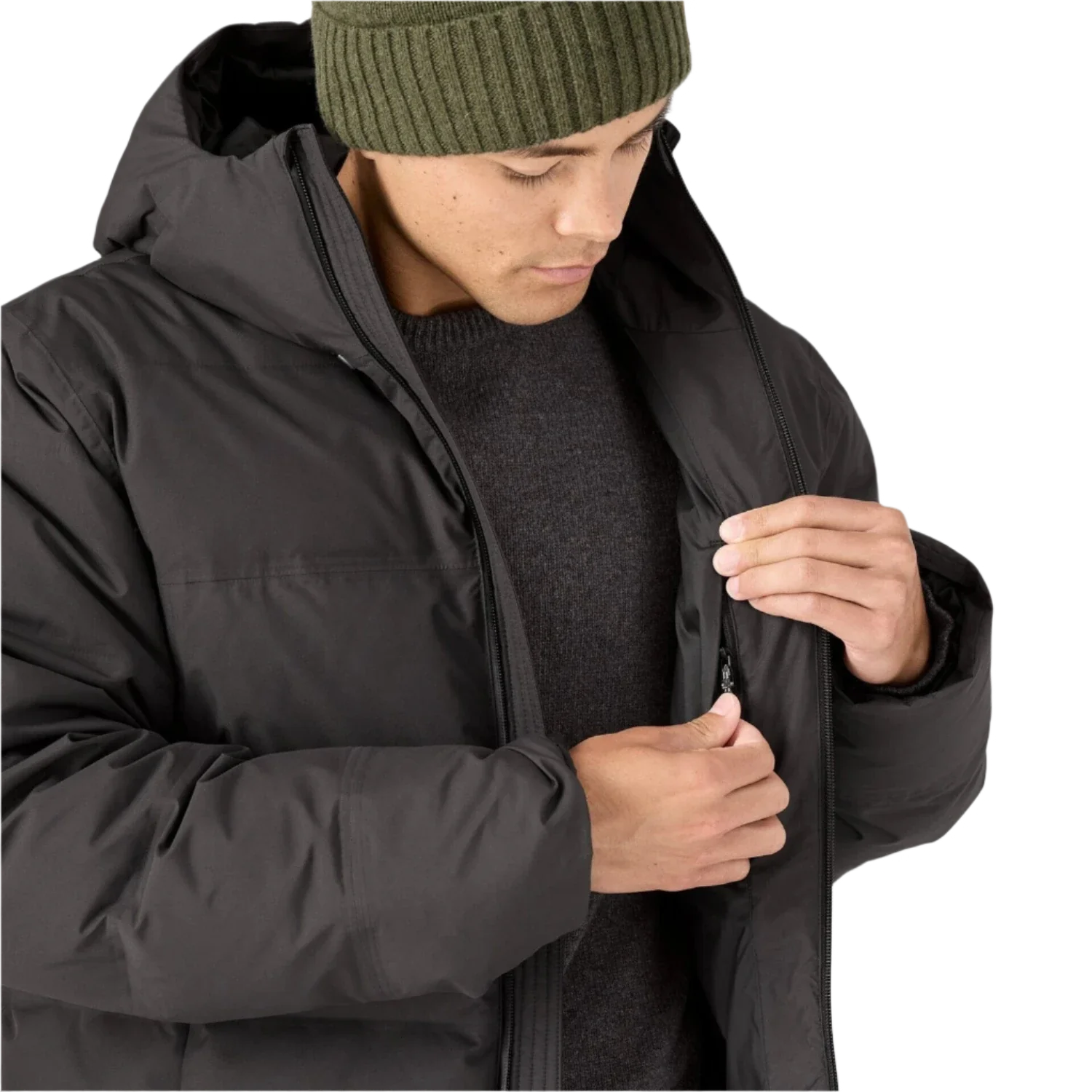 Patagonia 01. MENS APPAREL - MENS JACKETS - MENS JACKETS INSULATED Men's Jackson Glacier Jacket BLK BLACK