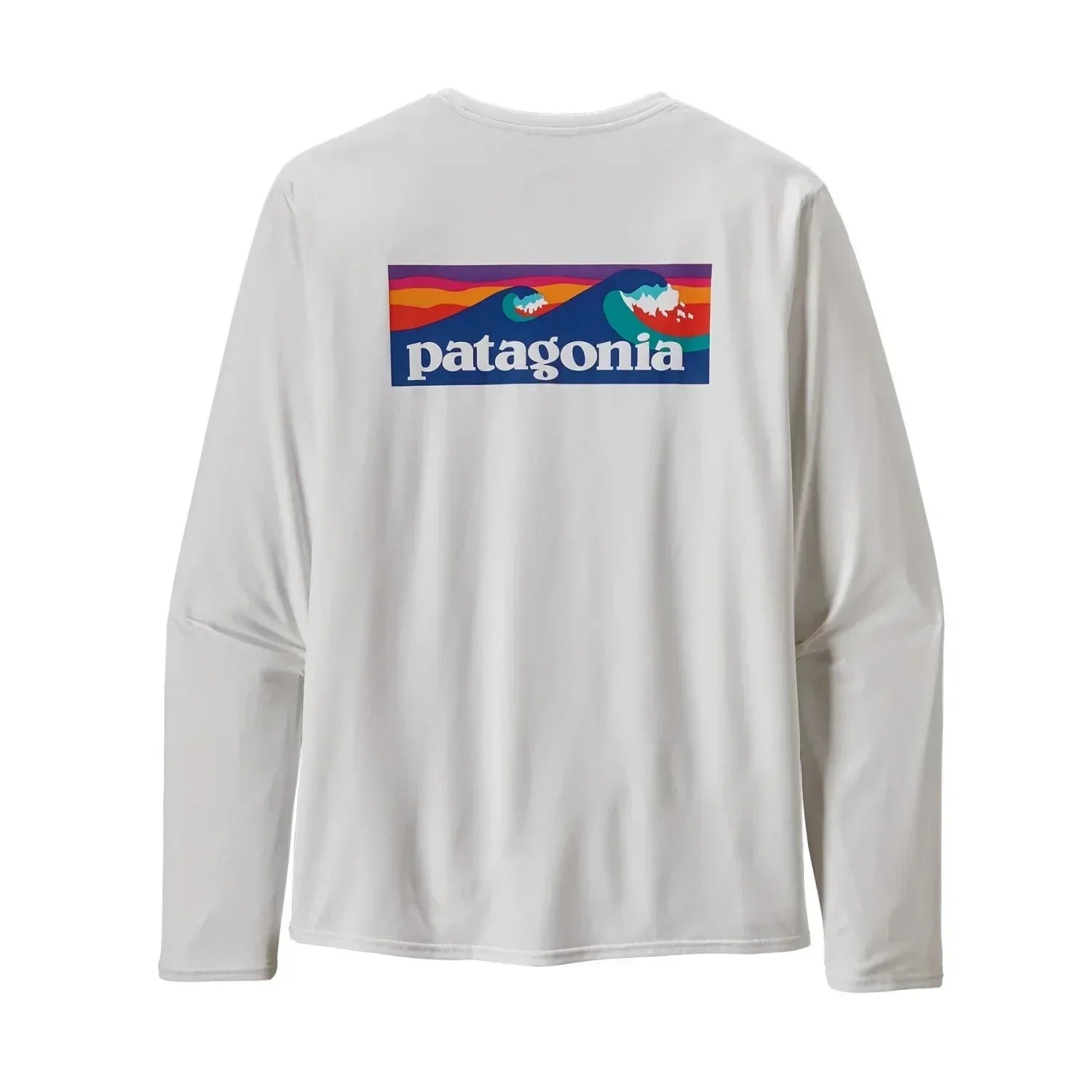 Patagonia 05. M. SPORTSWEAR - M. LS SHIRTS Men's Long Sleeve Capilene Cool Daily Graphic Shirt - Waters BOLW BOARDSHORT LOGO|WHITE