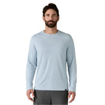 Patagonia 01. MENS APPAREL - MENS LS SHIRTS - MENS LS ACTIVE Men's Long-Sleeve Capilene® Cool Daily Shirt FLKB FLECK BLUE