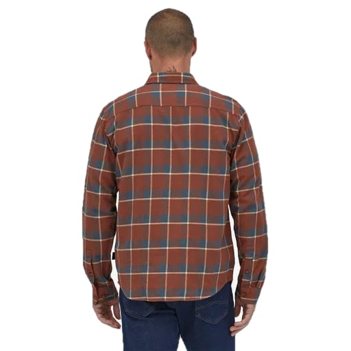 Patagonia 05. M. SPORTSWEAR - M. LS SHIRTS Men's Long Sleeve Cotton In Conversion Lightweight Fjord Flannel Shirt GTSI GRAFT | SISU BROWN