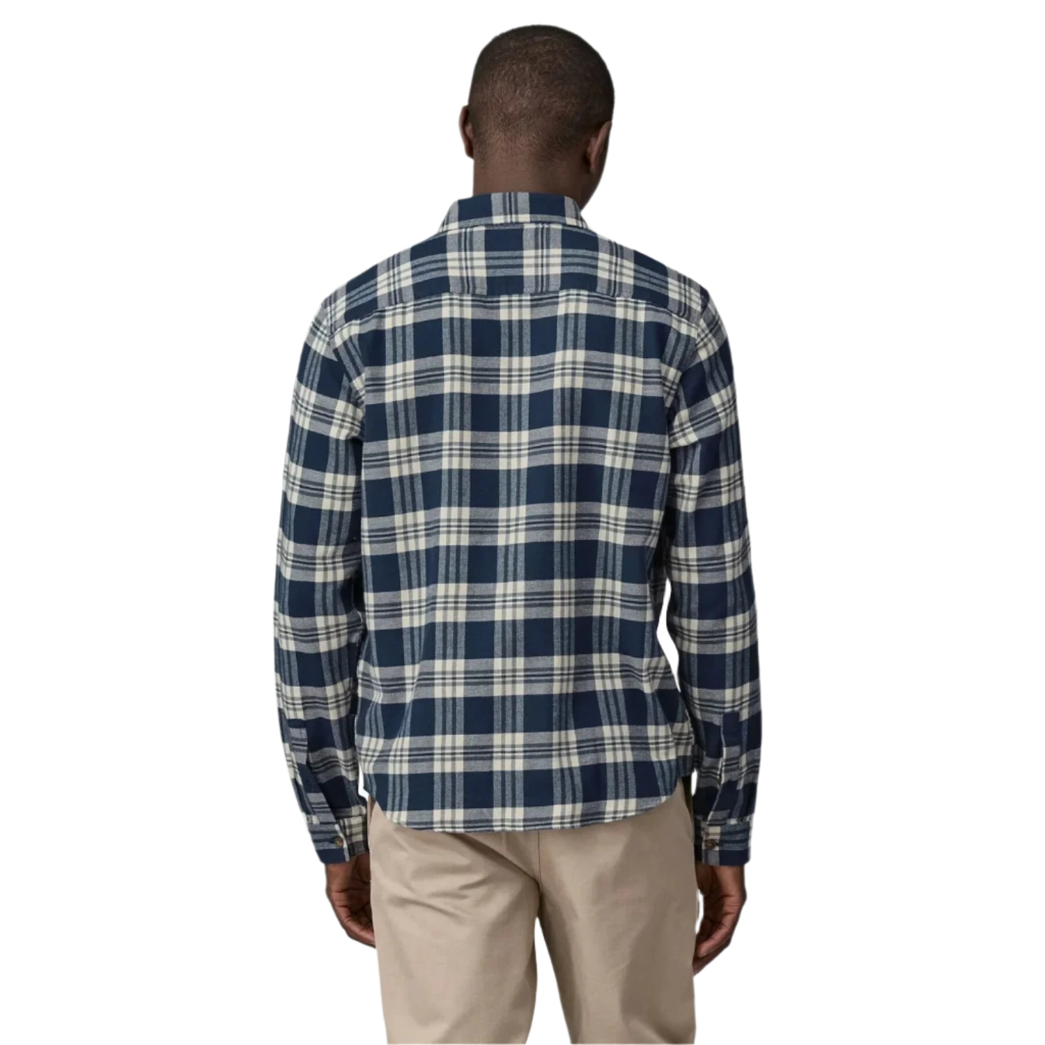 Patagonia 01. MENS APPAREL - MENS LS SHIRTS - MENS LS BUTTON UP Men's Long Sleeve Lightweight Fjord Flannel Shirt BCNA BASE CAMP: NEW NAVY