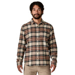Patagonia 01. MENS APPAREL - MENS LS SHIRTS - MENS LS BUTTON UP Men's Long Sleeve Lightweight Fjord Flannel Shirt PDVA PAW| DRIED VANILLA