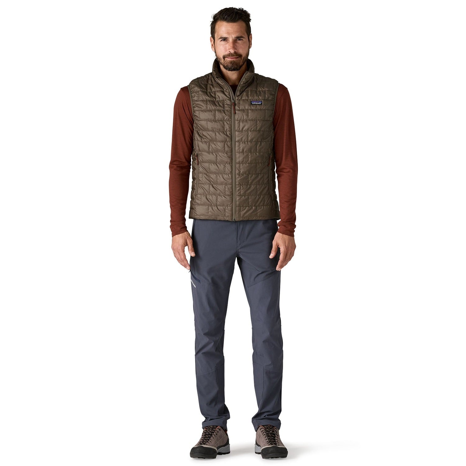 Patagonia 01. MENS APPAREL - MENS VEST - MENS VEST INSULATED Men's Nano Puff® Vest MRLB MARLOW BROWN