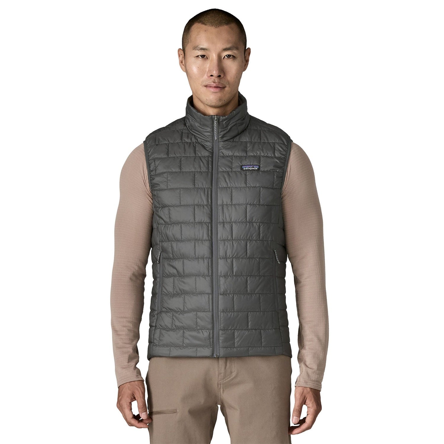 Patagonia 01. MENS APPAREL - MENS VEST - MENS VEST INSULATED Men's Nano Puff® Vest FGE FORGE GREY