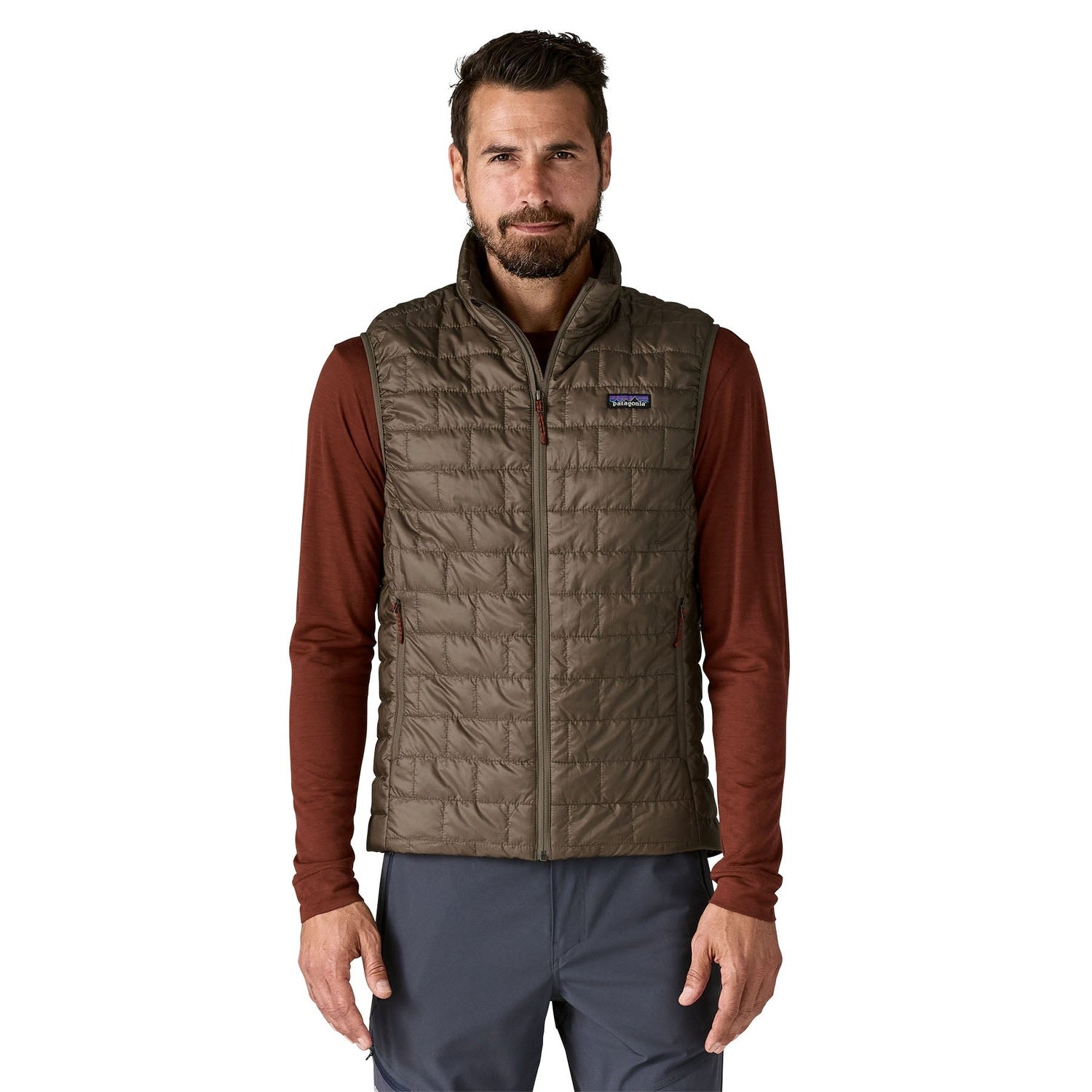 Patagonia 01. MENS APPAREL - MENS VEST - MENS VEST INSULATED Men's Nano Puff® Vest MRLB MARLOW BROWN