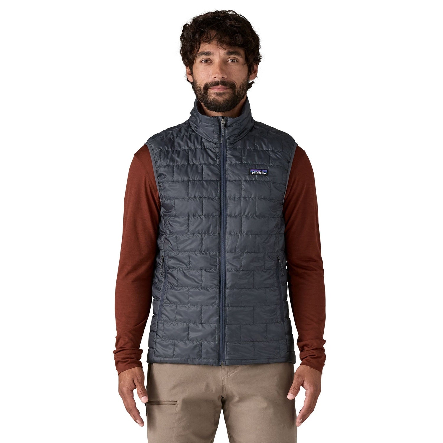Patagonia 01. MENS APPAREL - MENS VEST - MENS VEST INSULATED Men's Nano Puff® Vest SMDB SMOLDER BLUE