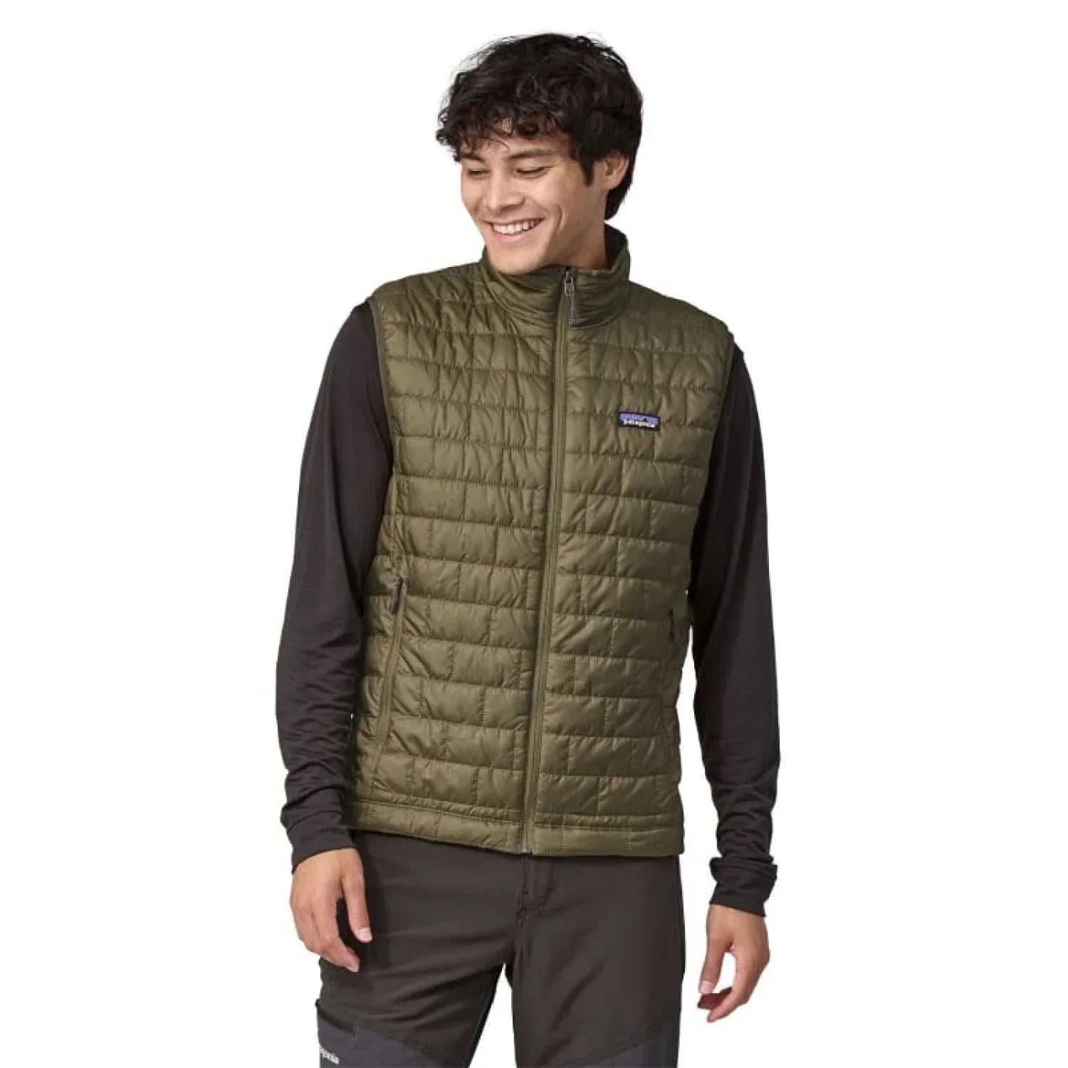 Patagonia 01. MENS APPAREL - MENS VEST - MENS VEST INSULATED Men's Nano Puff Vest SKA SAGE KHAKI