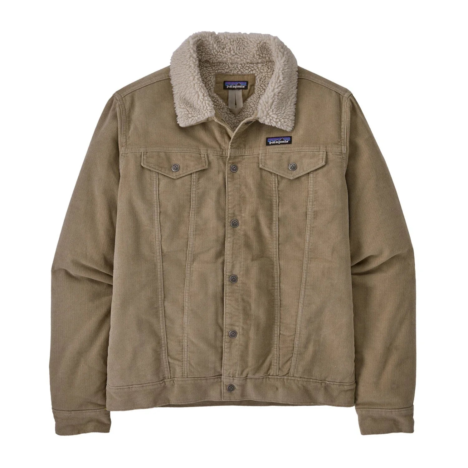 Patagonia 01. MENS APPAREL - MENS JACKETS - MENS JACKETS CASUAL Men's Pile Lined Trucker Jacket SBDY SEABIRD GREY