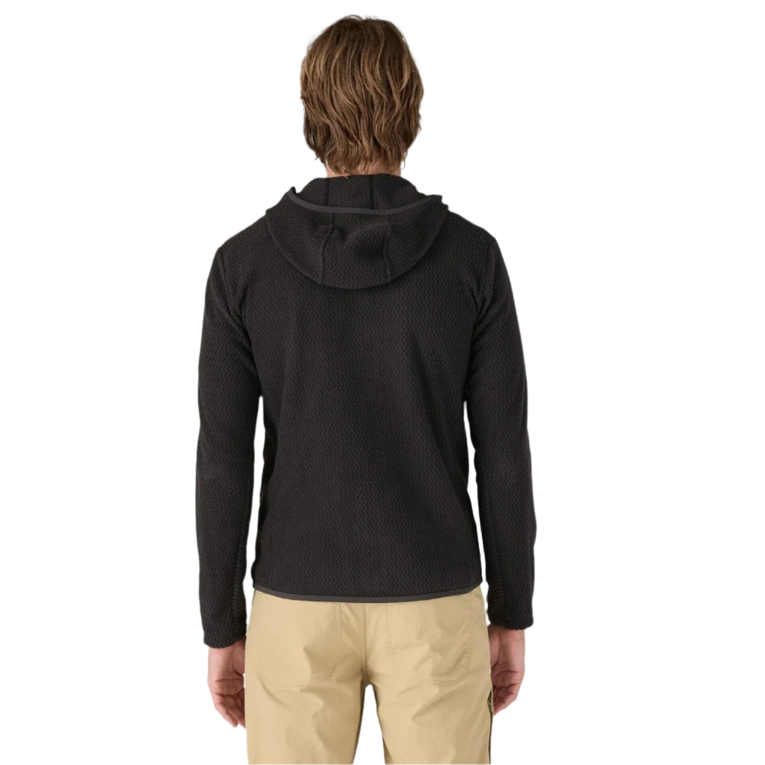 Patagonia 01. MENS APPAREL - MENS HOODIES|SWEATERS - MENS PO HOODY Men's R1 Air Full-Zip Hoody BLK BLACK