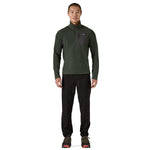 Patagonia 01. MENS APPAREL - MENS HOODIES|SWEATERS - MENS PO Q ZIP Men's R1® Air Zip Neck OLGG OLD GROWTH GREEN