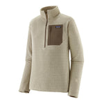 Patagonia 01. MENS APPAREL - MENS HOODIES|SWEATERS - MENS PO Q ZIP Men's R1® Air Zip Neck PLCN PELICAN
