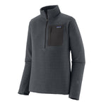 Patagonia 01. MENS APPAREL - MENS HOODIES|SWEATERS - MENS PO Q ZIP Men's R1® Air Zip Neck SMDB SMOLDER BLUE