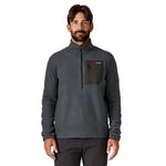 Patagonia 01. MENS APPAREL - MENS HOODIES|SWEATERS - MENS PO Q ZIP Men's R1® Air Zip Neck SMDB SMOLDER BLUE
